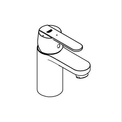 GROHE 23586LS0 - смесител за умивалник GET, размер S, бял