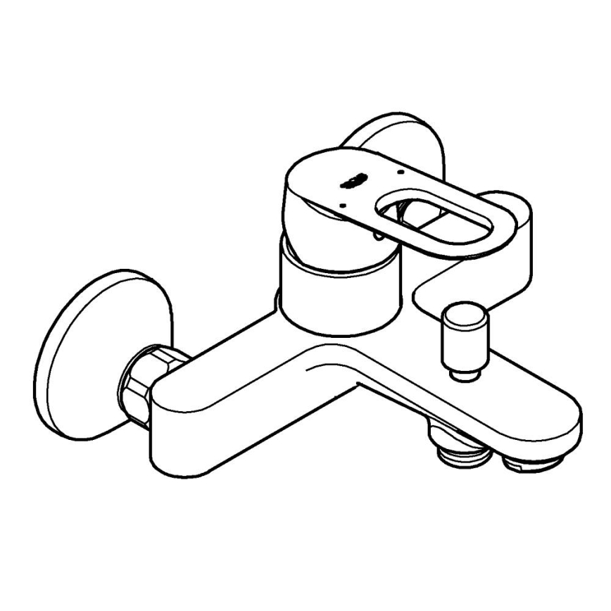 GROHE 23603000 - Смесител за вана BAULOOP DN 15 лъскав хром