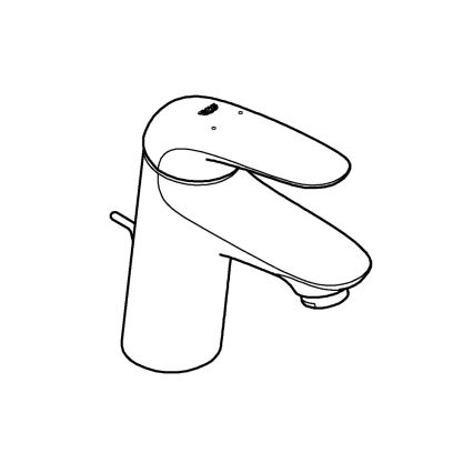 GROHE 23707003 - Смесител за умивалник EUROSTYLE 163 mm, полирано хромово покритие