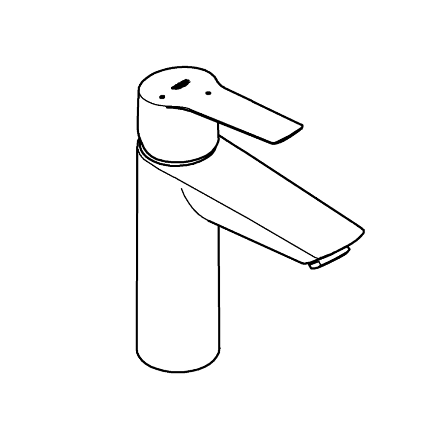 GROHE 237462432 - Смесител за умивалник START, размер M, черен