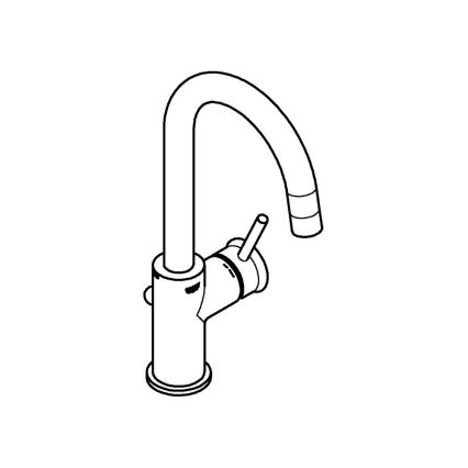 GROHE 23783000 - Смесител за мивка START CLASSIC 311 мм, лъскав хром