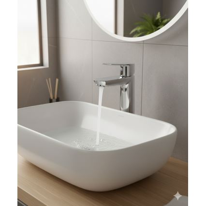 GROHE 23803000 - Смесител за мивка EUROSMART, бляскав хром