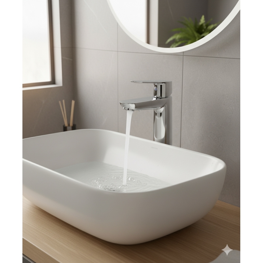 GROHE 23803000 - Смесител за мивка EUROSMART, бляскав хром