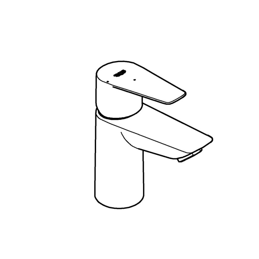 GROHE 23900001 - Смесител за умивалник START EDGE, размер S, лъскав хром