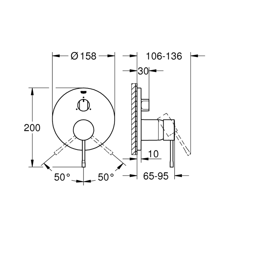 GROHE 24092001 - Смесител ESSENCE, лъскав хром