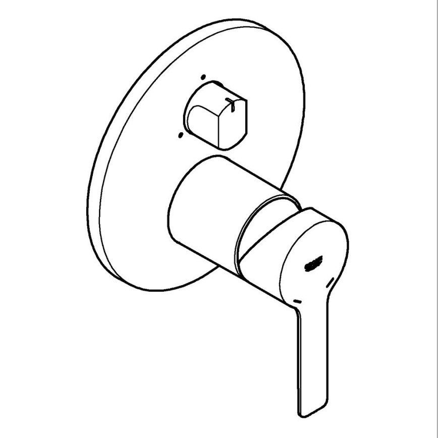 GROHE 24095001 - Смесител LINEARE, лъскав хром