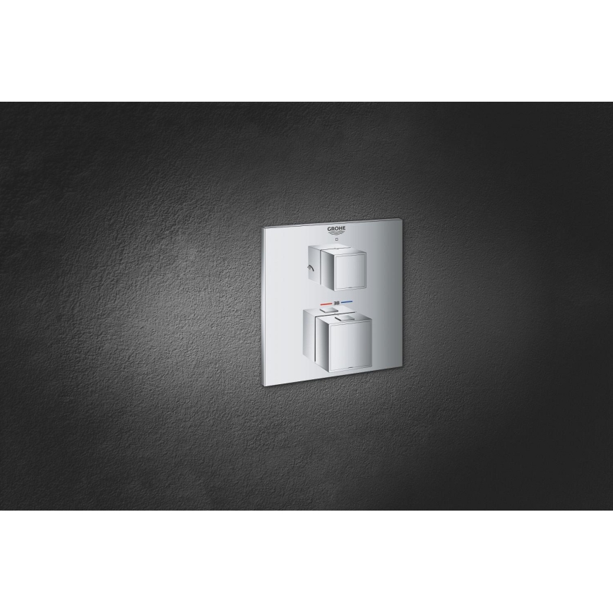 GROHE 24154000 - Термостатен смесител GROHTHERM CUBE, лъскав хром