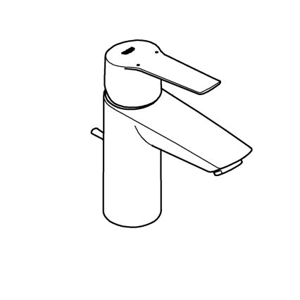 GROHE 242092432 - Смесител за умивалник QUICKFIX START 165 mm черен