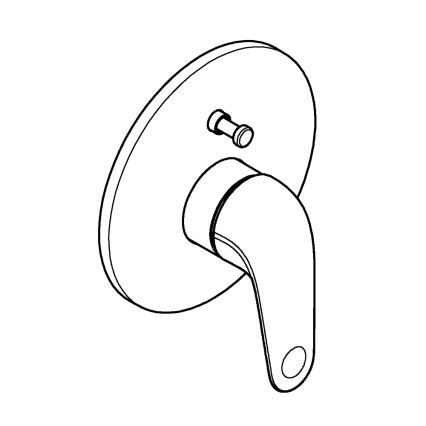 GROHE 24336001 - Смесител за вана SWIFT DN 15, хром гланц