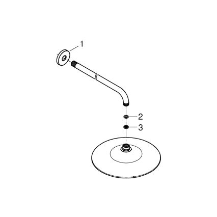 GROHE 26459000 - Глава за душ EUPHORIA 260 380 мм лъскав хром