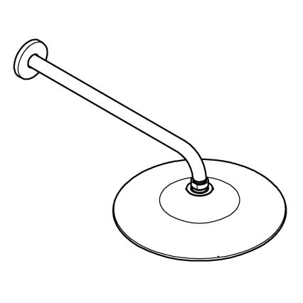 GROHE 26459000 - Глава за душ EUPHORIA 260 380 мм лъскав хром