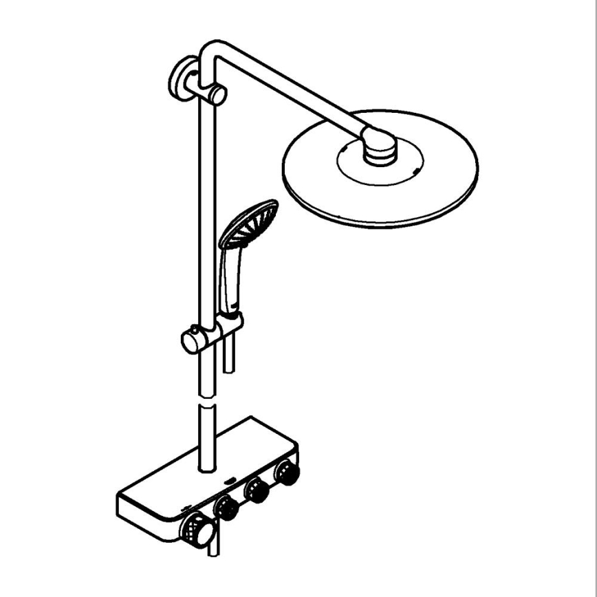 GROHE 26507000 - Душова система EUPHORIA SMARTCONTROL 310 DUO лъскав хром