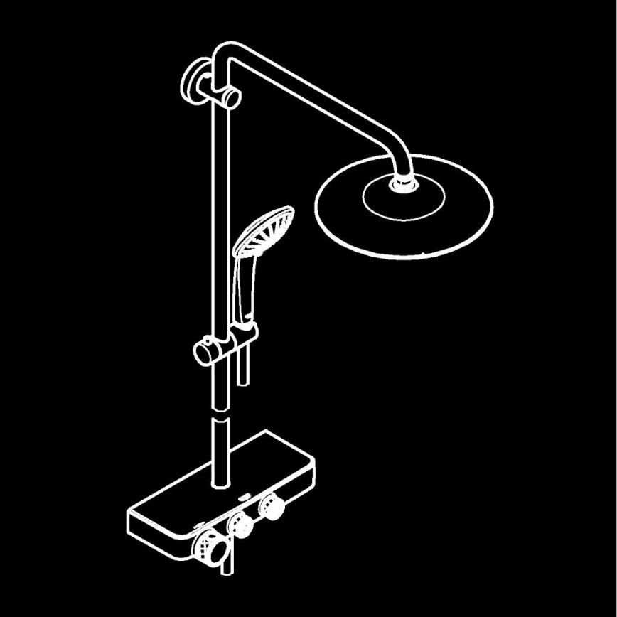 GROHE 26509000 - Душова система EUPHORIA SMARTCONTROL 260 mm лъскав хром