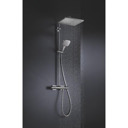 GROHE 26550000 - Ръчен душ RAINSHOWER SMARTACTIVE 130 CUBE, блестящ хром
