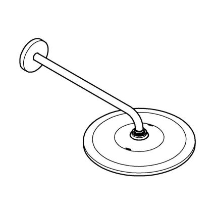 GROHE 26558000 - Комплект с горен душ RAINSHOWER MONO 310 422 mm, полирано хромово покритие