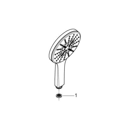 GROHE 26574AL0 - Ръчен душ RAINSHOWER SMARTACTIVE 130, графит