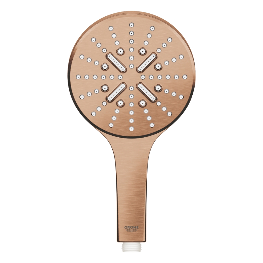 GROHE 26574DL0 - Ръчен душ RAINSHOWER SMARTACTIVE 130 мм, четкан меден