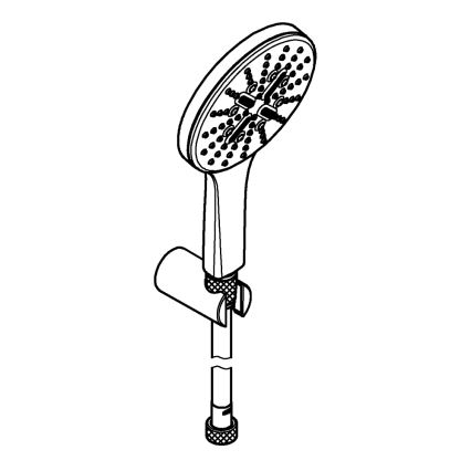 GROHE 26581000 - Комплект за душ RAINSHOWER SMARTACTIVE 130 1500 mm хром