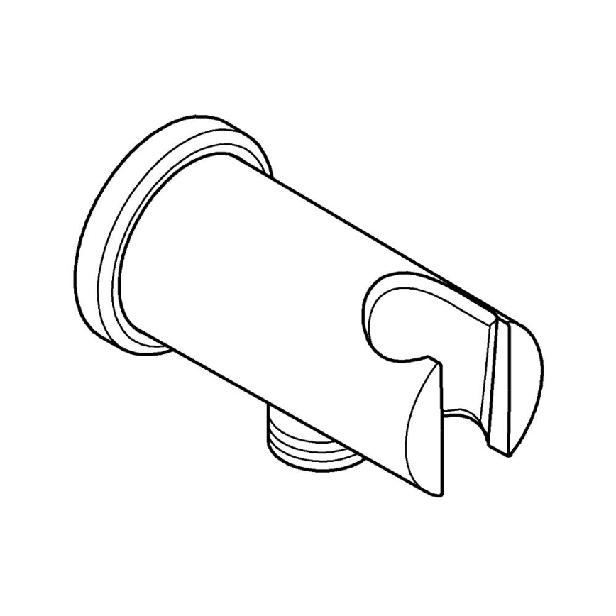 GROHE 26658000 - Стенна връзка с интегриран държач за душ Ø 48 мм, хром