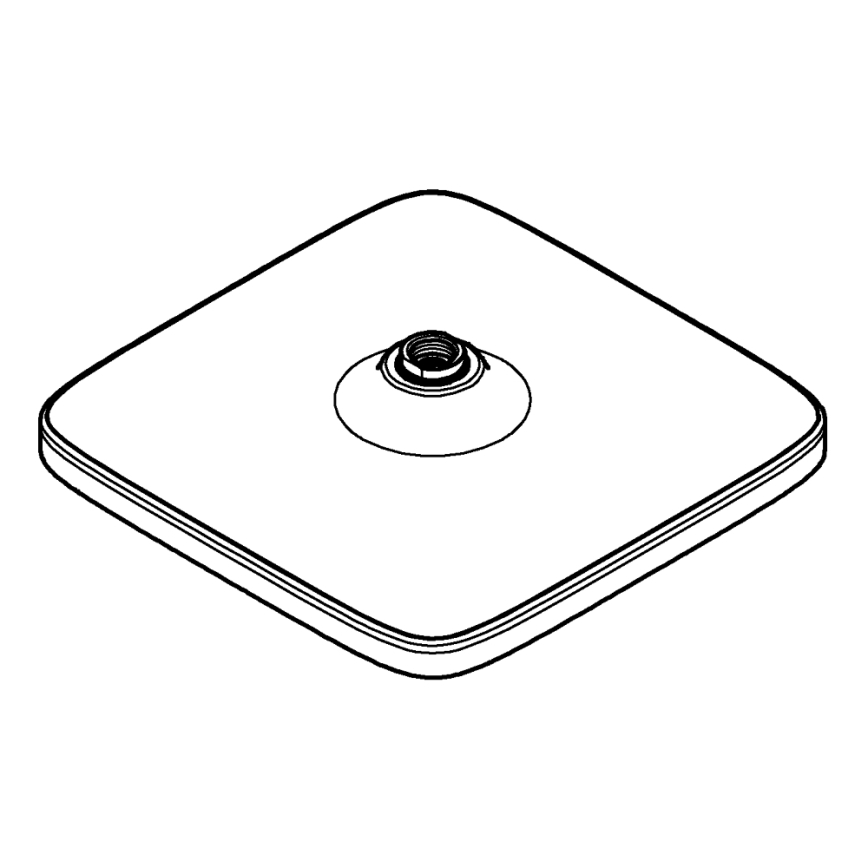 GROHE 26695000 - Горна душ пита VITALIO COMFORT 250 × 250 мм лъскав хром