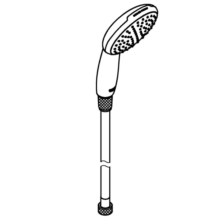 GROHE 26720001 - Ръчен душ VITALIO START 110 1500 mm лъскав хром