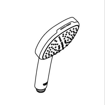 GROHE 26926001 - Ръчен душ VITALIO COMFORT 110 x 110 mm лъскав хром