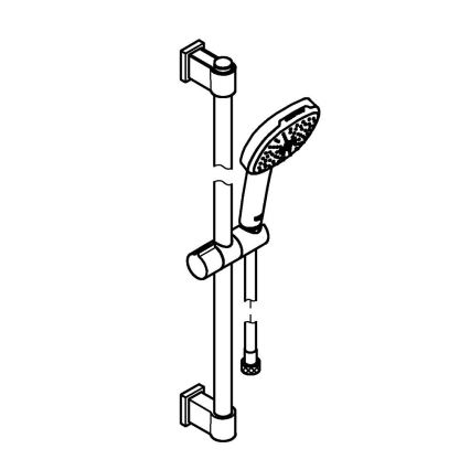 GROHE 26928001 - Комплект за душ VITALIO COMFORT 110, 600 мм, лъскав хром