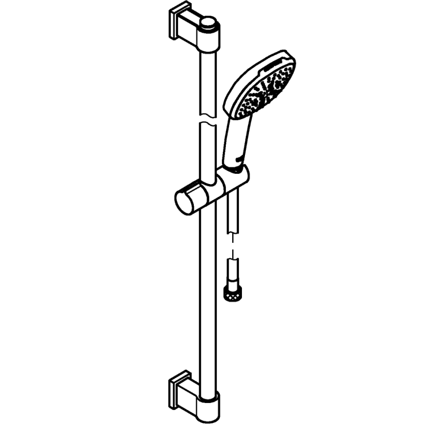 GROHE 26932001 - Комплект за душ VITALIO COMFORT 110, 900 мм, блестящ хром