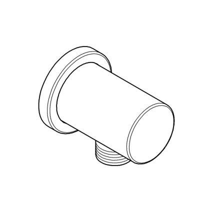 GROHE 27057GN0 - стенно коляно RAINSHOWER DN 15, четкано злато