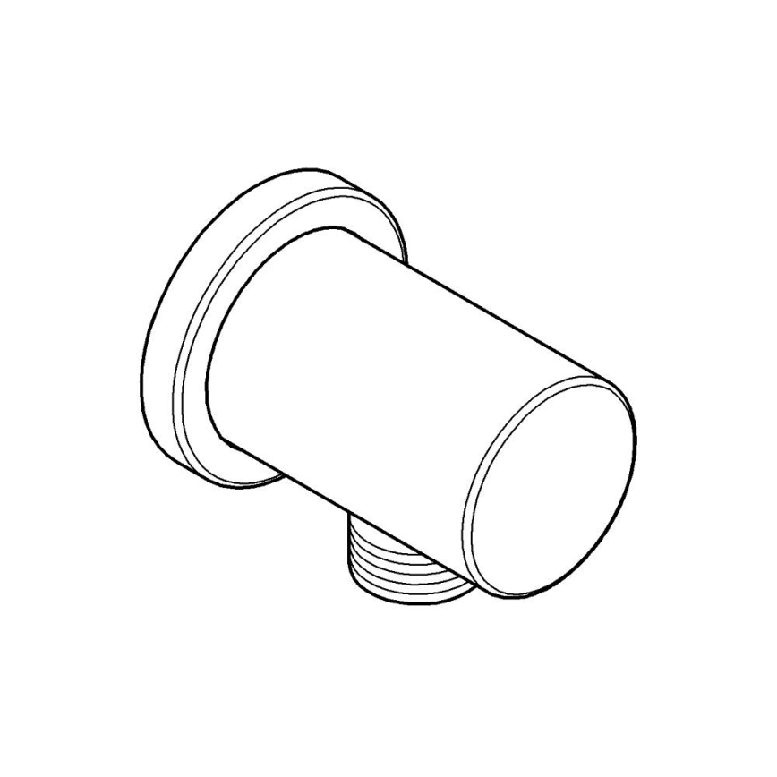 GROHE 27057GN0 - стенно коляно RAINSHOWER DN 15, четкано злато