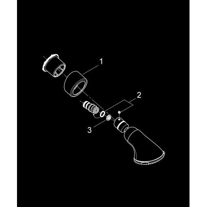 GROHE 27062000 - Душ пита RELEXA 100 Five 95 мм лъскав хром