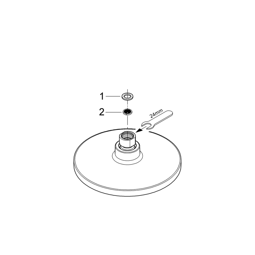 GROHE 27492000 - Пита за душ EUPHORIA COSMOPOLITAN O 180 mm лъскав хром