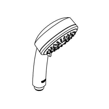 GROHE 27575002 - Ръчен душ TEMPESTA COSMOPOLITAN 100 4” хром с висок гланц