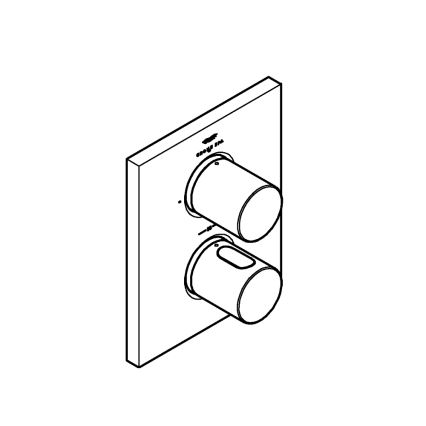 GROHE 27618000 - Термостатен капак GROHTHERM F, лъскав хром