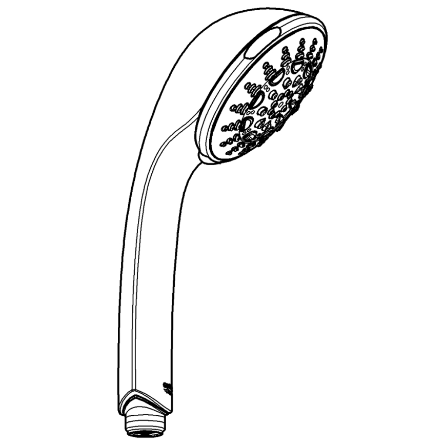 GROHE 28796000 - Ръчен душ RELEXA 100 Five 100 мм лъскав хром