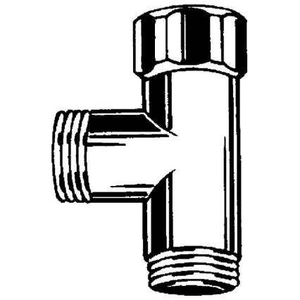 GROHE 28874000 - Тройник DN 15, полирано хромирано покритие