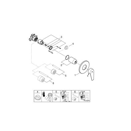 GROHE 29040001 - Душ смесител BAUEDGE, хром с висок гланц