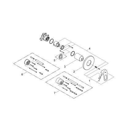 GROHE 29042000 - Смесител за душ BAULOOP лъскав хром