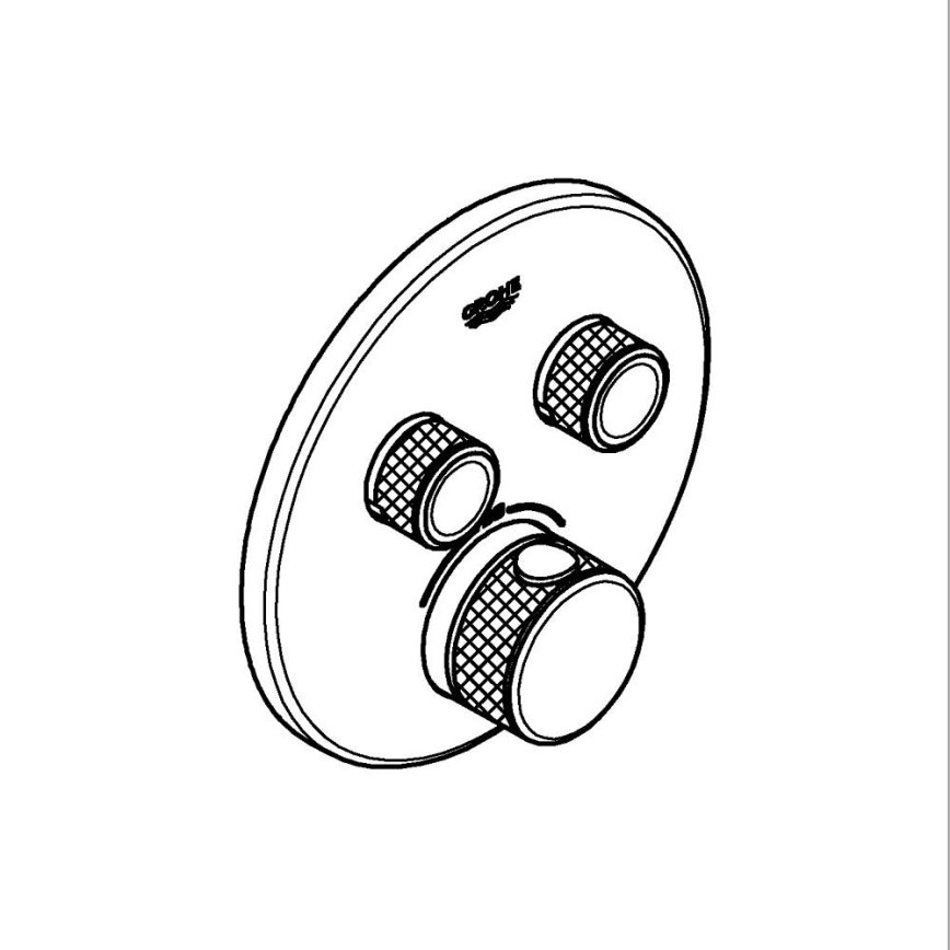 GROHE 29119AL0 - Термостат GROHTHERM SMARTCONTROL графит