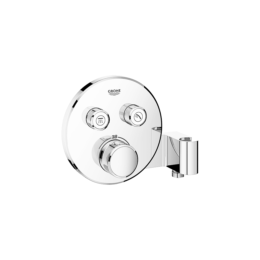 GROHE 29120000 -Термостатичен вграден душов смесител GROHTHERM SMARTCONTROL + държач хром