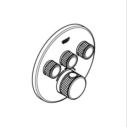 GROHE 29121GN0 - Термостатен душ смесител за вграждане GROHTHERM SMARTCONTROL златен