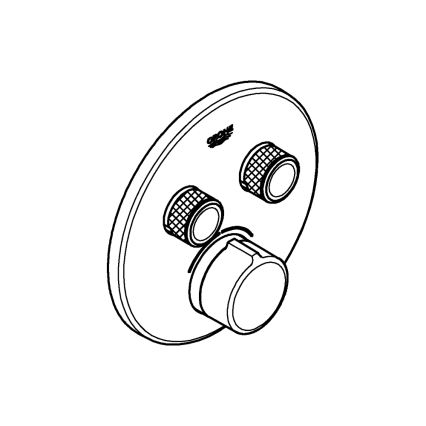 GROHE 29145000 - Капак за вградена смесителна батерия SMARTCONTROL, лъскав хром