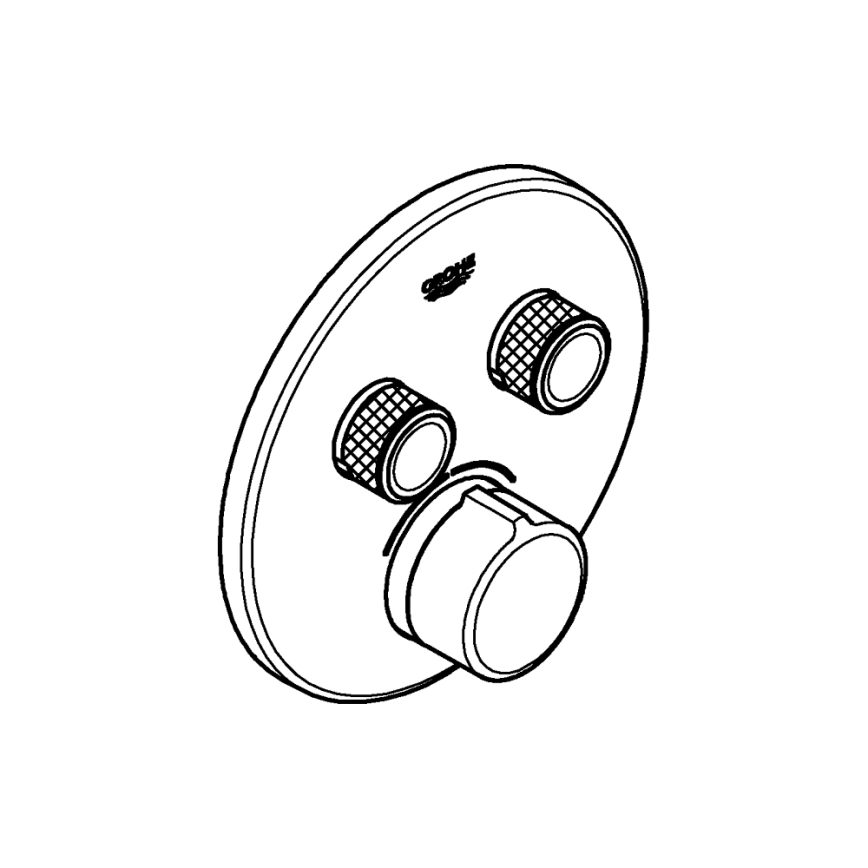 GROHE 29145000 - Капак за вградена смесителна батерия SMARTCONTROL, лъскав хром