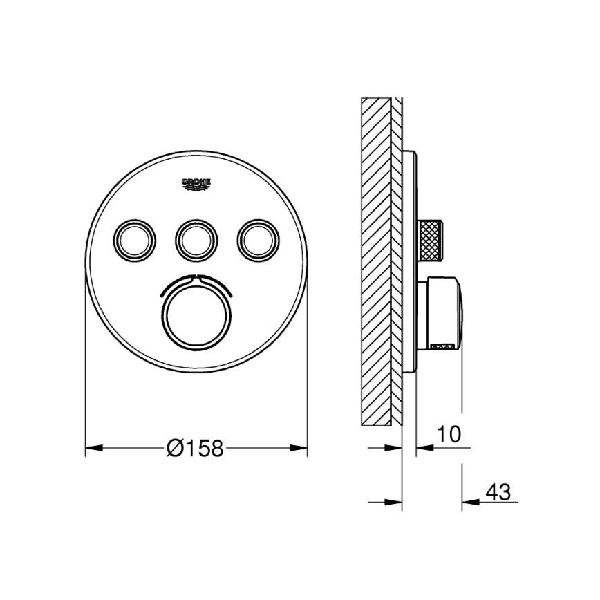 GROHE 29146000 - Смесител SMARTCONTROL, полиран хром