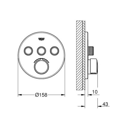 GROHE 29146000 - Смесител SMARTCONTROL, полиран хром