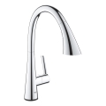GROHE 30219002 - Електронен кухненски смесител ZEDRA TOUCH лъскав хром