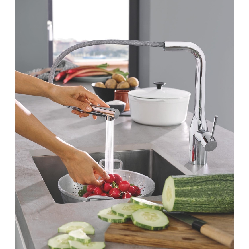 GROHE 30270000 - Смесител за мивка ESSENCE 348 мм, блестящ хром