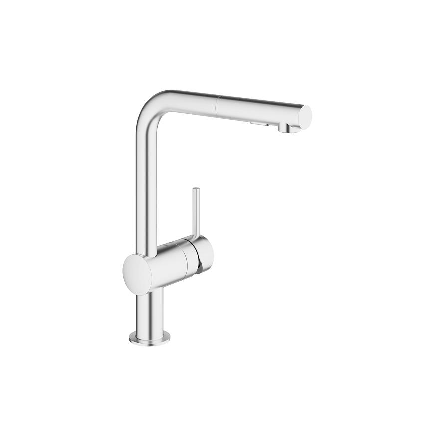 GROHE 30274DC0 - Мивен смесител A от неръждаема стомана