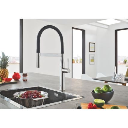 GROHE 30294DC0 - смесител за мивка ESSENCE от неръждаема стомана
