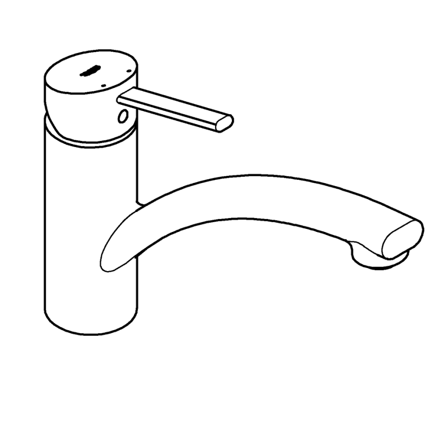 GROHE 30358000 - Смесител за мивка SWIFT 227 мм, лъскав хром
